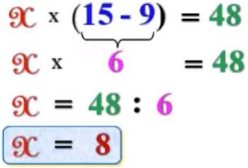 Cách giải các dạng toán tìm X - Toán lớp 3-15